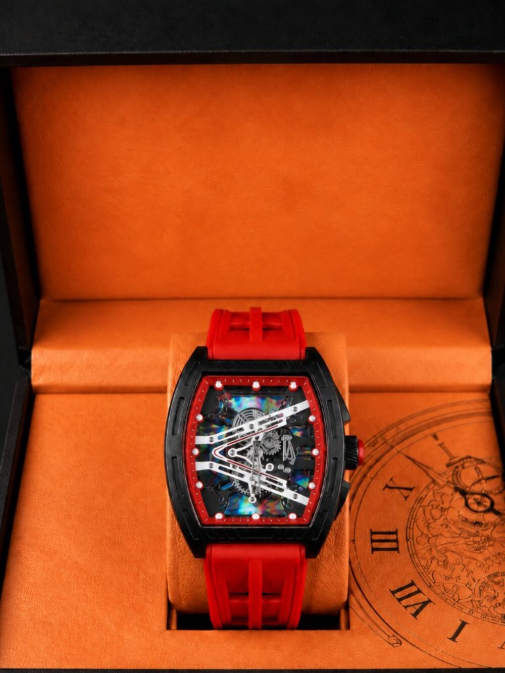 Richard mille watch 1:1 Red/Black Larp